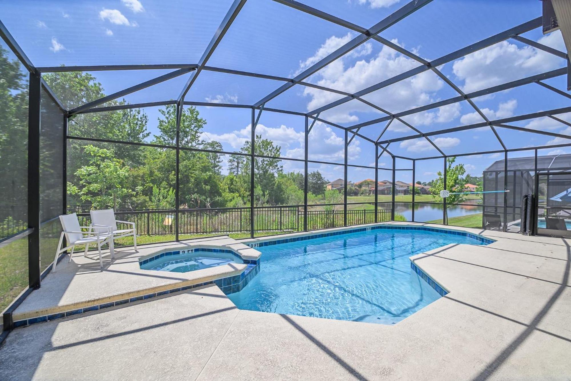 Stunning 9Br Home - Family Resort With Private Pool, Hot Tub, Games Room And Bbq! Kissimmee Exterior photo